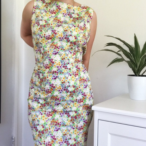 CDC Dresses & Skirts - CDC : vintage 90’s floral dress tank top sleeves